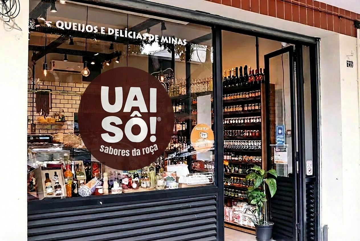 Fachada da loja Trem Bao - Queijos e Delicias de Minas