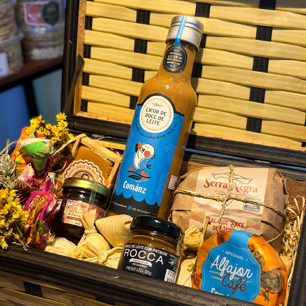 Maleta Premium - Licor de Doce de Leite + Geleias + Alfajor
